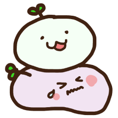 [LINEスタンプ] ふたばちゃんず