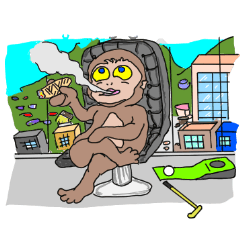 [LINEスタンプ] 動物たちの日常 5