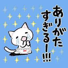 [LINEスタンプ] ○○すぎるねこぱんつの画像（メイン）