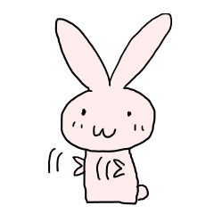 [LINEスタンプ] うさぎのてったん