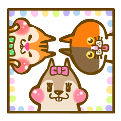 [LINEスタンプ] きゃんでぃからー♡りっすぅ