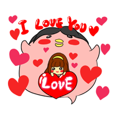 [LINEスタンプ] 守護霊キュピキュピ