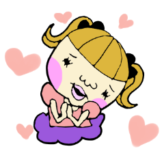 [LINEスタンプ] ぶりっ子ちゃん