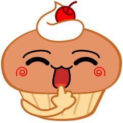 [LINEスタンプ] Creamy Cup Cake