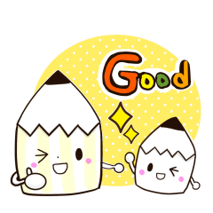 [LINEスタンプ] えんぴつくんと仲間たち