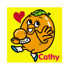 [LINEスタンプ] びわのキャッシー 2