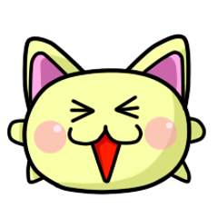 [LINEスタンプ] きいろにゃんこ