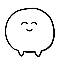 [LINEスタンプ] 白くて丸いやつ