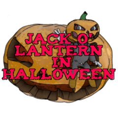 [LINEスタンプ] Jack O' Lantern in Halloweenの画像（メイン）