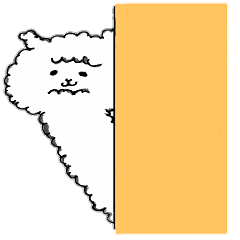 [LINEスタンプ] アニマル 壁からこそっ