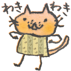 [LINEスタンプ] ねこオノマトペーの画像（メイン）