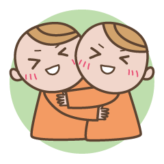 [LINEスタンプ] ふたご ふたご！の画像（メイン）