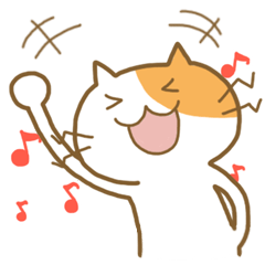 [LINEスタンプ] ノリノリなねこ チャミー