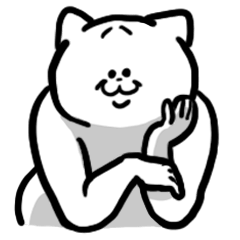 [LINEスタンプ] 猫野郎の画像（メイン）