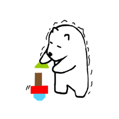 [LINEスタンプ] シロクマ日和の画像（メイン）