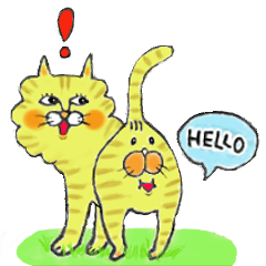 [LINEスタンプ] 猫右門（ねこうもん）