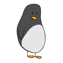[LINEスタンプ] Pikpin the penguinの画像（メイン）