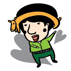 [LINEスタンプ] Mr. Big Nose loves daydreaming.