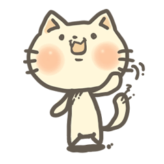 [LINEスタンプ] モチモチにゃんこの画像（メイン）