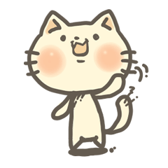 [LINEスタンプ] モチモチにゃんこ