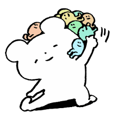 [LINEスタンプ] くま太となかまたち