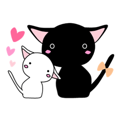 [LINEスタンプ] くろねこスタンプの画像（メイン）