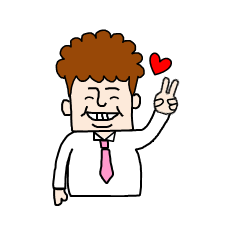 [LINEスタンプ] ふわふわのサラリーマン