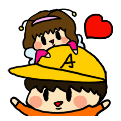 [LINEスタンプ] 妖精と僕