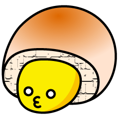 [LINEスタンプ] クリームパンくんの画像（メイン）