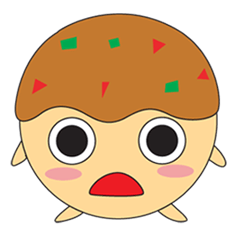 [LINEスタンプ] ふわたこ君