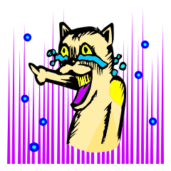 [LINEスタンプ] それは騒々しい猫だ