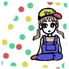 [LINEスタンプ] ゆう子の画像（メイン）