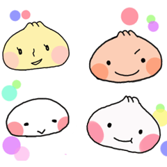 [LINEスタンプ] シロシロ肉まんスタンプ