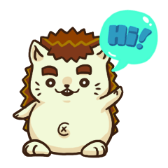 [LINEスタンプ] BroBro The Hedgehog