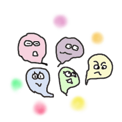 [LINEスタンプ] お化けだらけ