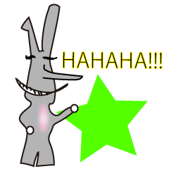 [LINEスタンプ] We are rabbits！ (ENGLISH)