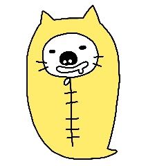 [LINEスタンプ] ねぶくろにゃんこ