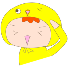 [LINEスタンプ] ピヨずきん