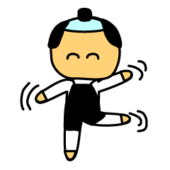 [LINEスタンプ] なにわのちょんまげくん