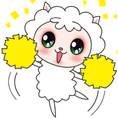 [LINEスタンプ] little sheep Mongsilの画像（メイン）