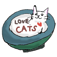 [LINEスタンプ] 可愛い可愛い猫好きのための猫スタンプ。の画像（メイン）