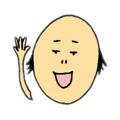 [LINEスタンプ] がんばれ！はげわかめの画像（メイン）