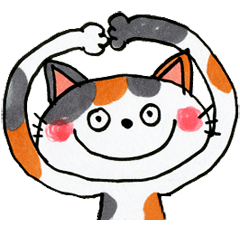 [LINEスタンプ] BesoBesoキャットの画像（メイン）