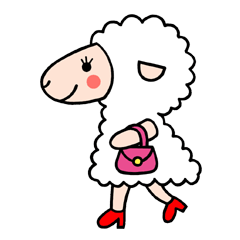 [LINEスタンプ] Lady ふわこの画像（メイン）