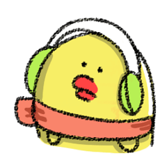 [LINEスタンプ] 広島ひよこクレヨン