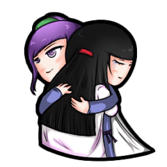 [LINEスタンプ] Purple and Grey Head (ChineseSwordman)