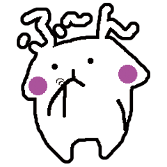 [LINEスタンプ] 文字うさぎ(相づち編)