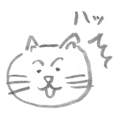 [LINEスタンプ] 感情豊かな眉毛猫