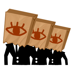 [LINEスタンプ] paper bag mask 006の画像（メイン）