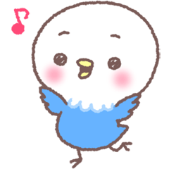 [LINEスタンプ] ぴよぴよインコ